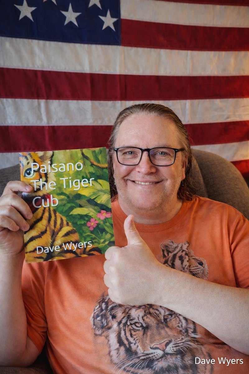 Dave_Wyers_'s tweet photo. I wrote and published my first children’s book.

“Paisano The Tiger Cub” 🐯

If you'd like to support: https://t.co/UNwrYzHvD5 https://t.co/u0y9VyjNGb