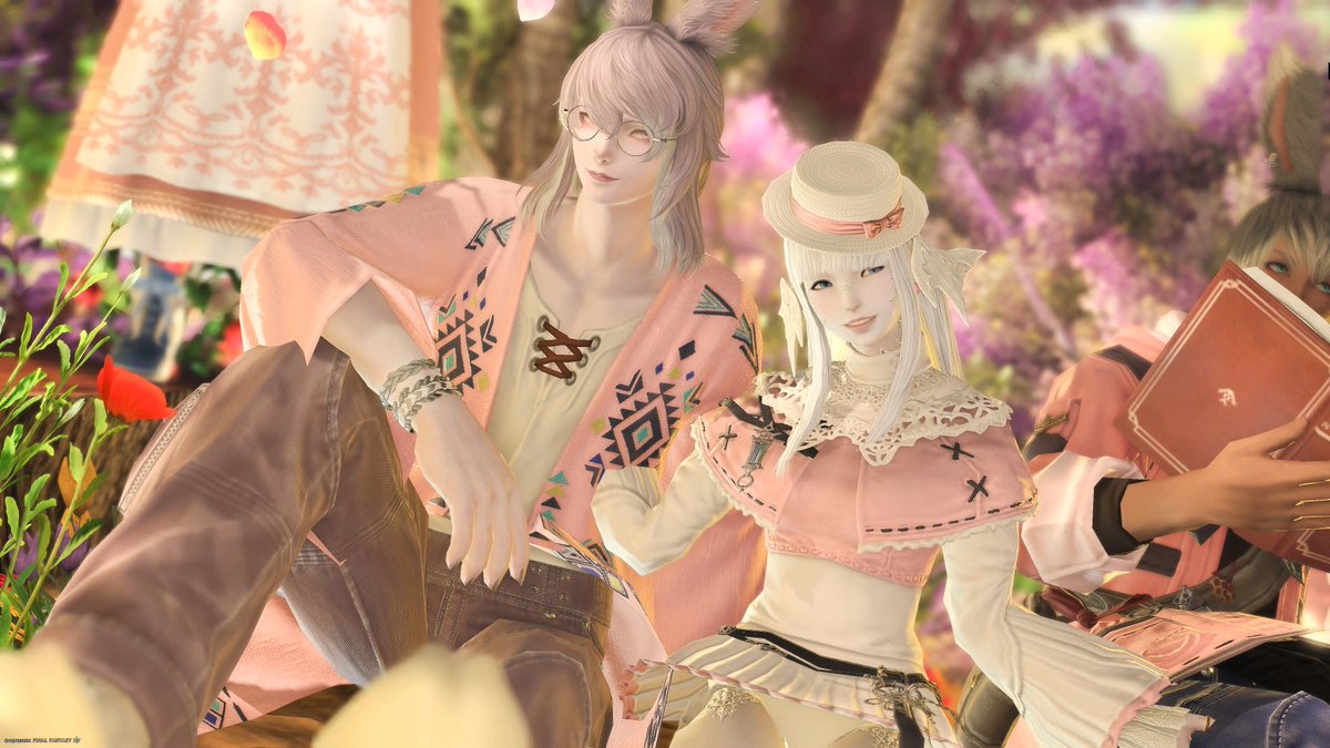 nook_1109's tweet photo. 昨夜はピンク色の装いでお花見撮影会をしました🌸
和服から洋服まで春色に染まって
とっても春でしたよ〜
年度はじめでお忙しい中お集まりいただき
ありがとうございました😊
#FF14SS #nook_cwls https://t.co/0AmoliSAe7