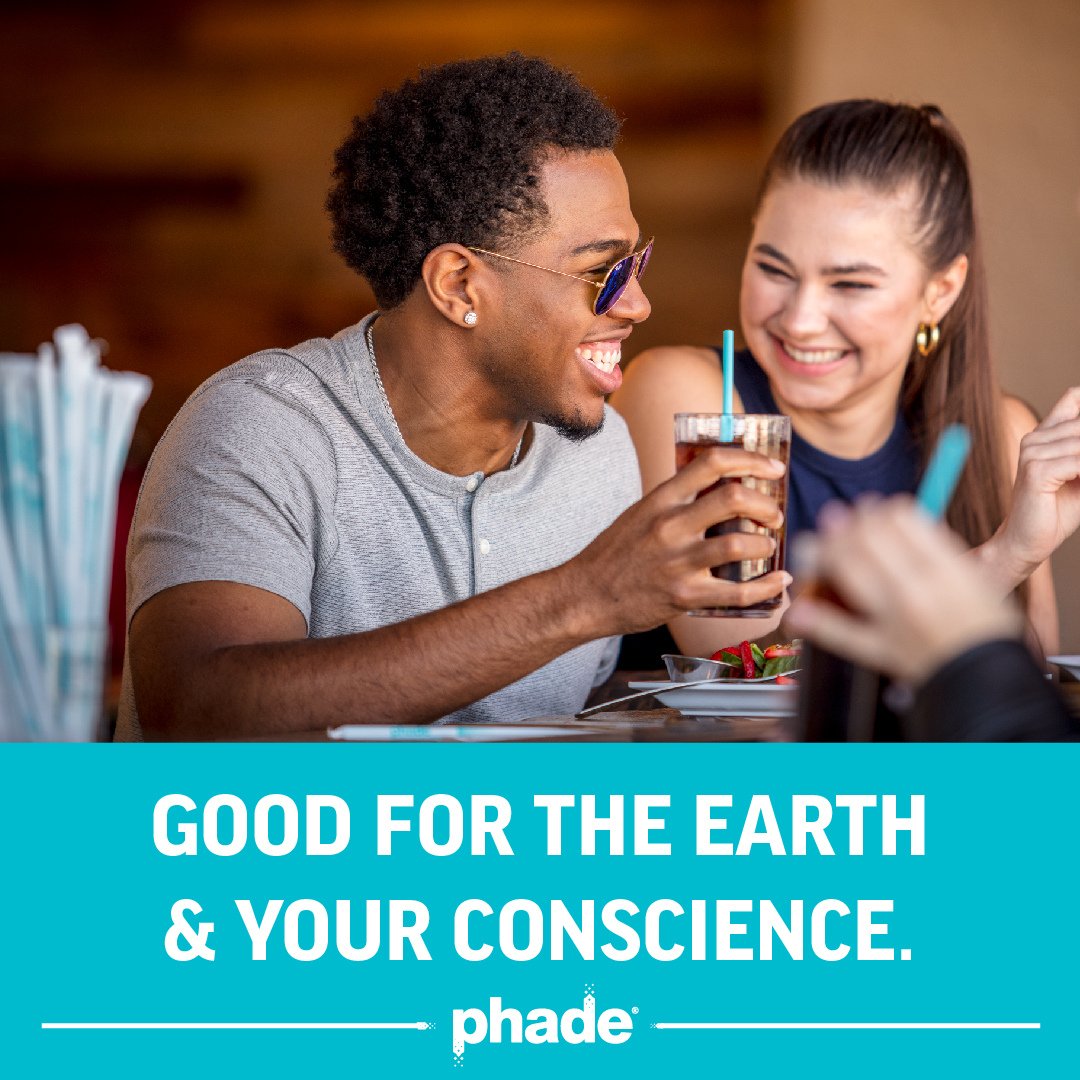 phadeStraws's tweet image. Our planet has a plastic problem and phade is stepping up every day to offer sustainable solutions. Our phade straws are marine biodegradable and both home and industrial compostable and that helps reduce plastic pollution. #phade #marinebiodegradable #compostable