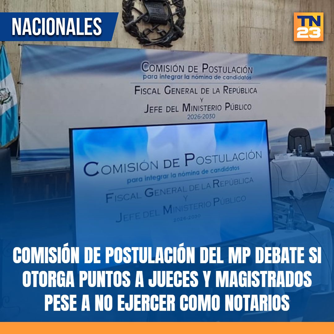 TN23NOTICIAS's tweet image. 🚨#ComisiónDePostulación del #MP #debate si otorga puntos a #jueces y #magistrados pese a no ejercer como notarios ➡️ bit.ly/48uN8eg