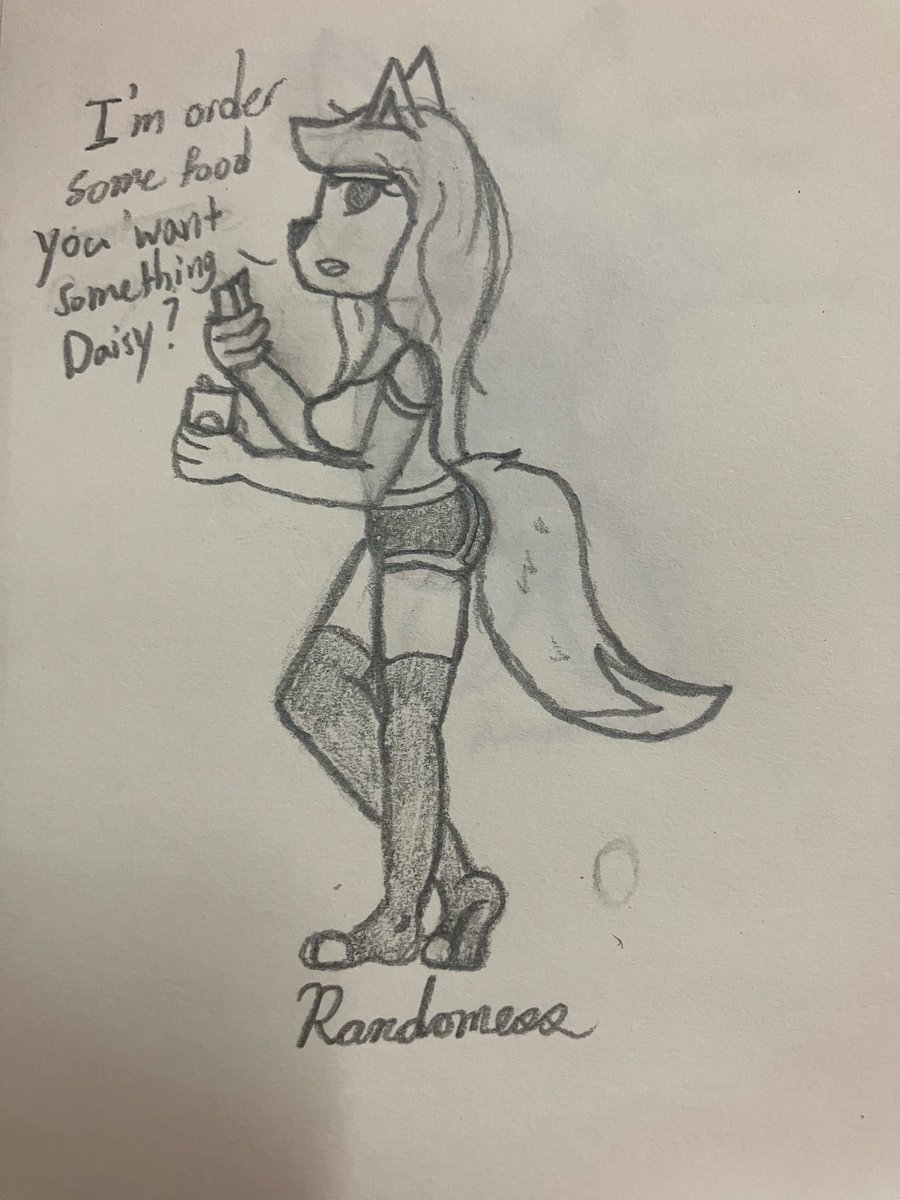 Randomess12's tweet photo. You want anything?
#sketch #ocart #deja #furryart https://t.co/In6meZn31W