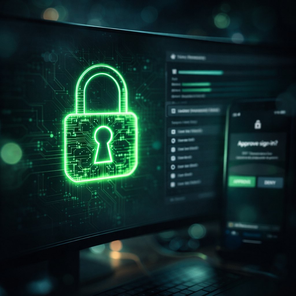David_cyberPro's tweet photo. Step 2: Patch &amp; strengthen authentication

• Update OS, apps, and firmware on all devices (enable auto-updates)
• Switch to a password manager for unique, complex passwords
• Turn on MFA/2FA everywhere important (email, banking, work tools) https://t.co/FKpbRuxZzj