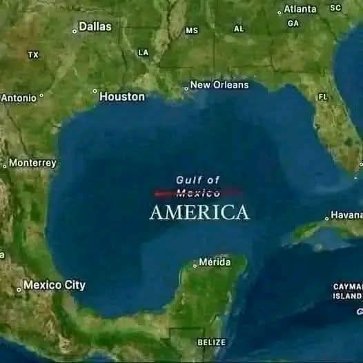 RDCunningham80's tweet photo. It will always be the Gulf Of America!! https://t.co/4D9N3SReyl