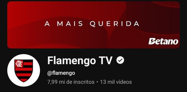 Euclides_flacrf's tweet photo. Sigam a FlaTV no YouTube.

Quase 8 milhões de seguidores! 

Já seguem? https://t.co/uWuBr8UMXZ