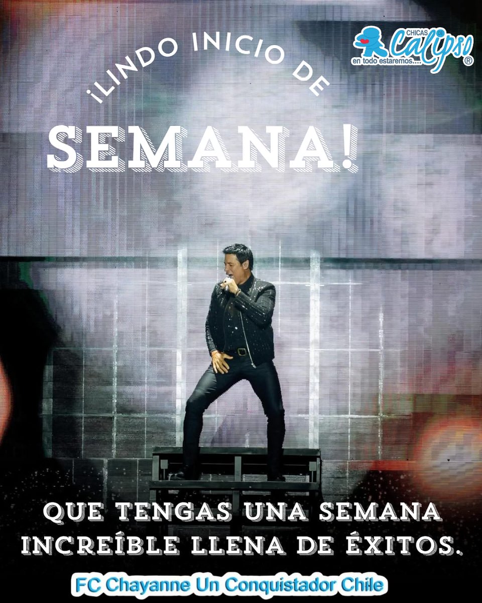 Agradecer a <a href="/RadioDisneyLA/">Radio Disney Latino</a> #RDChile  y a #Javier por regalarnos está hermosa canción #AyMamá  de nuestro querido <a href="/CHAYANNEMUSIC/">CHAYANNE</a>  saludos desde #Coquimbo <a href="/CHICASDECALIPSO/">Fans Club Chicas de Calipso 🇨🇱</a>  🩵🇨🇱🩵🇨🇱🩵🇨🇱🩵