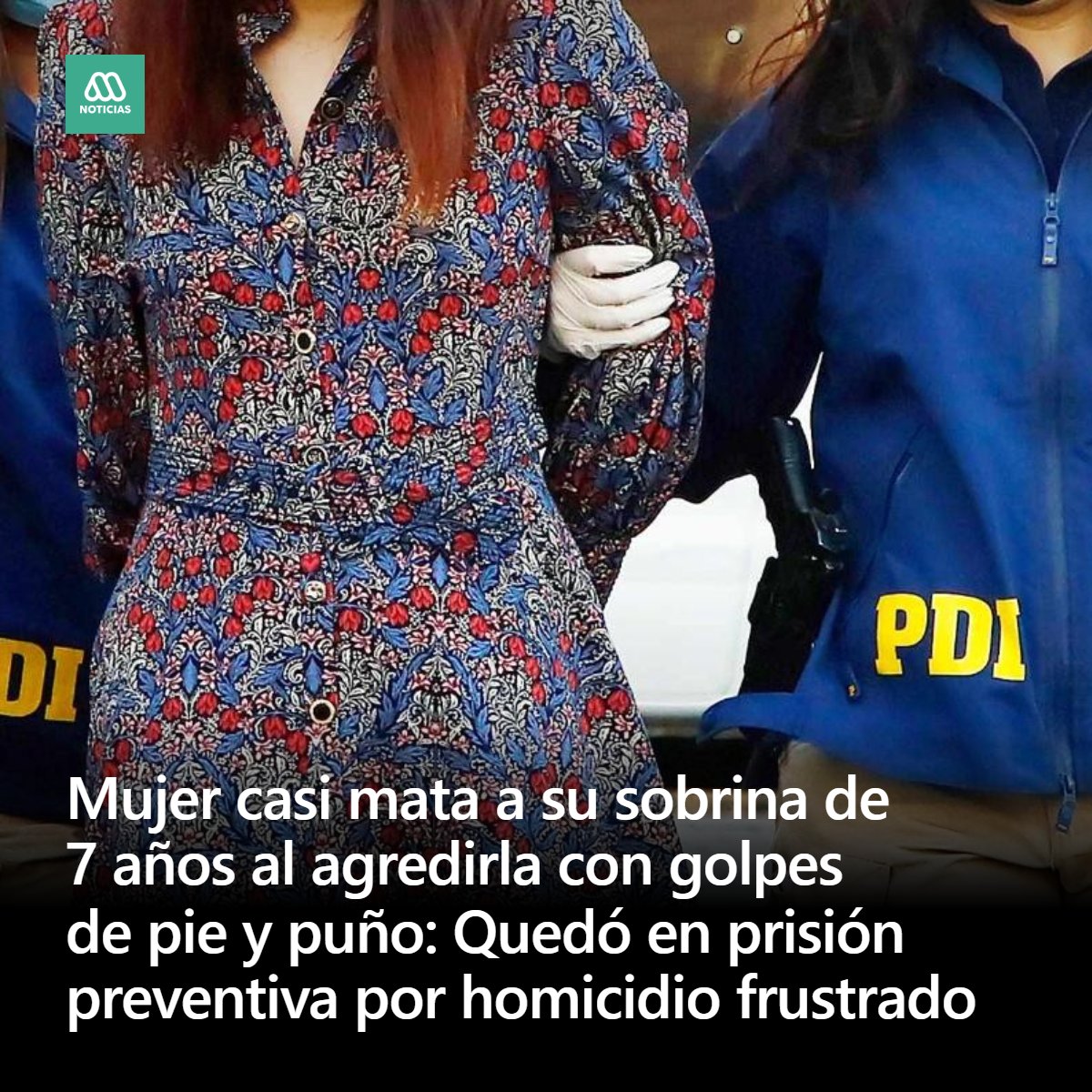 meganoticiascl's tweet photo. 🔴 La mujer casi mata a su sobrina de 7 años con golpes de pies, puño y otros elementos. https://t.co/gAhQuJIFVH