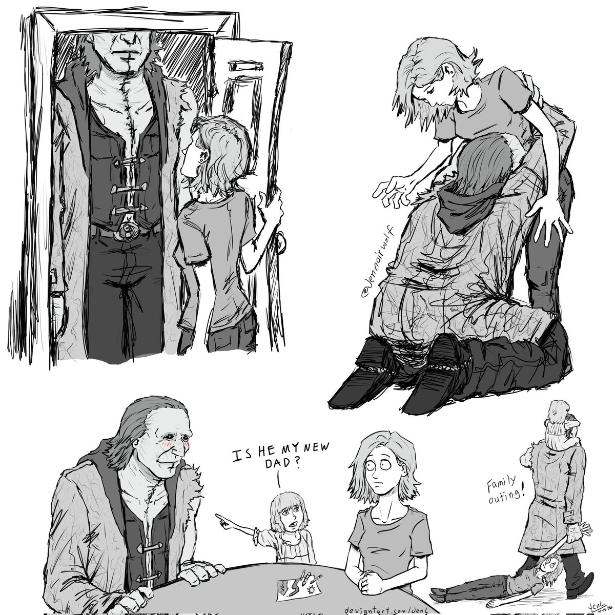 JenNoirwolf's tweet image. Victor survived and had nowhere else to go
#victorgideon #graceashcroft #re9 #residentevilrequiem