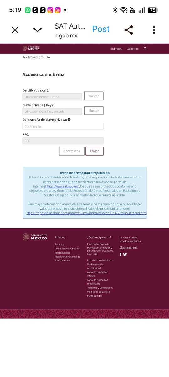 HMaryRosa's tweet photo. @SATMX Al abrir para hacer la declaración de va hasta este paso..qué hacemos https://t.co/2QWFxrjbFP