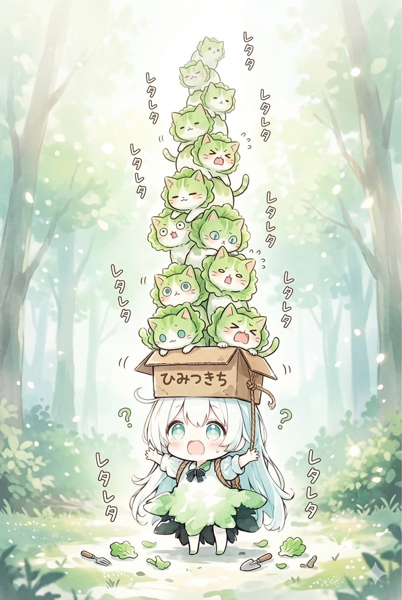 chibilettuce's tweet photo. 収穫？

火曜日〜 https://t.co/lD3A5Ci8Kv