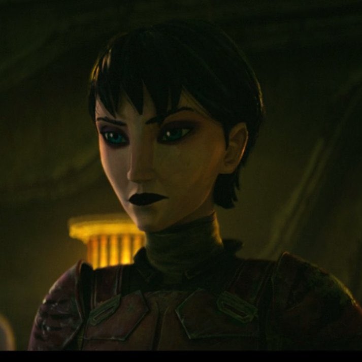 rook’s new hair looks SO good she was already pretty but now she looks 10x prettier. the crimson dawn barber is the opposite of the yavin barber