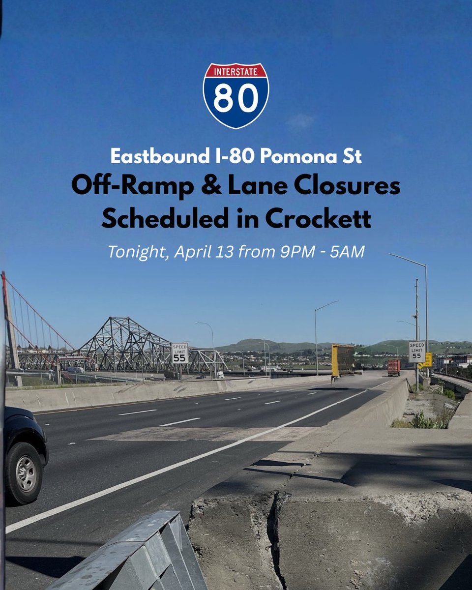 Caltrans will be conducting overnight full off-ramp and lane closures ...