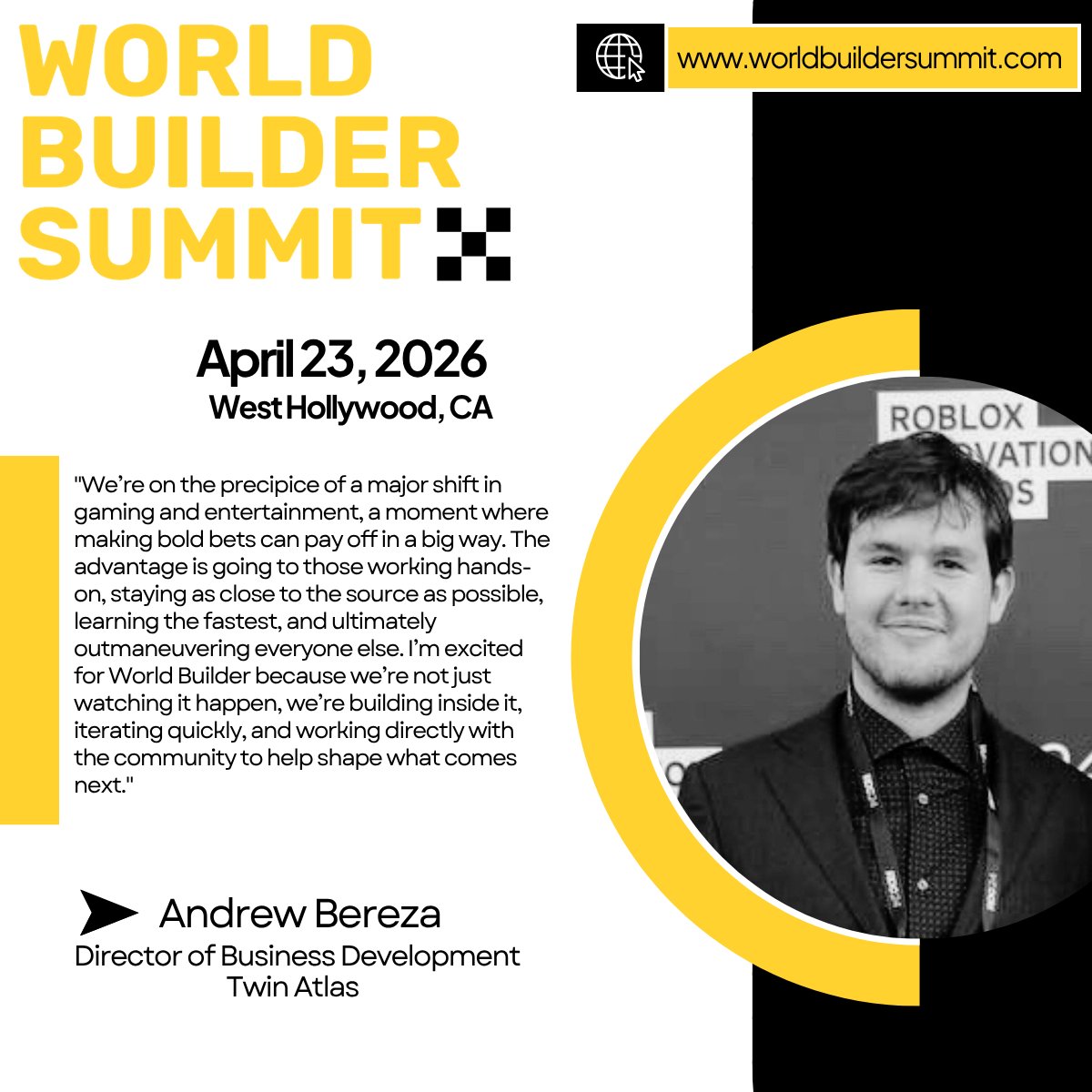 WorldBuilder Summit tweet media