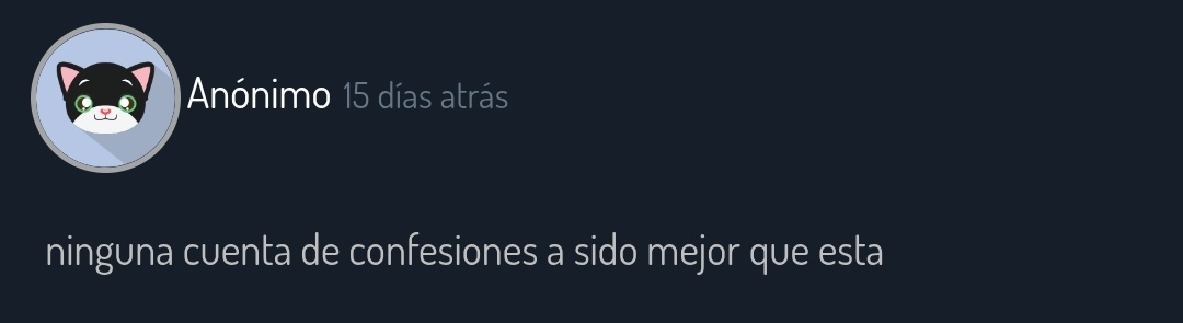 no esperé que aún mandarían algo nuevo

sí me gustaría revivirla pero la verdad no tiene mucho sentido habiendo ya otras cuentas y con más popularidad, supongo que a casi nadie le interesaría ni llegaría a nada

igual es lindo saber que algunos si la extrañan, los quiero anons