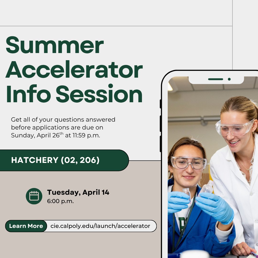 Cal Poly Center for Innovation & Entrepreneurship tweet media