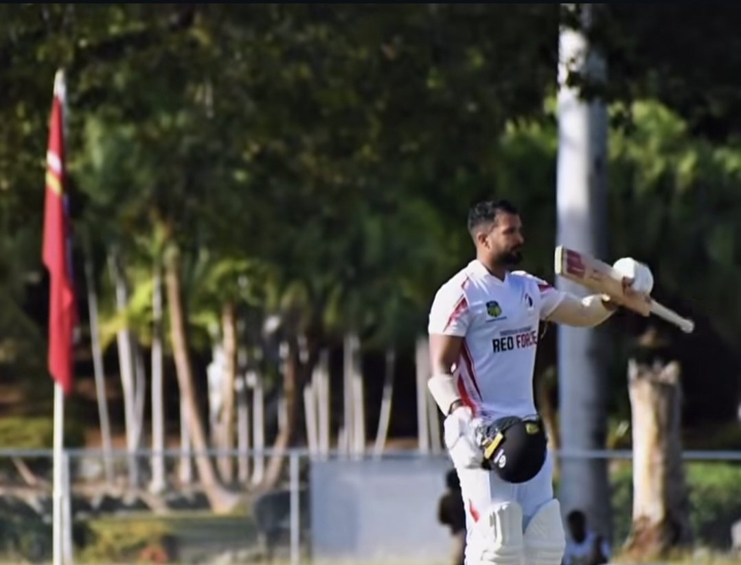 wiplayers's tweet image. #WIChamps Stumps Day 2 - Round 1

📝 Jangoo smashes an unbeaten century 💪🏼🎉

TTRF lead LIH by 242
LIH 138
🪙 TTRF 380/5, Jangoo 133*, da Silva 62; Thomas 3-82

JS trail by 73
🪙 BP 348
JS 275/6, Brown 61, Salmon 38; Warrican 2-40