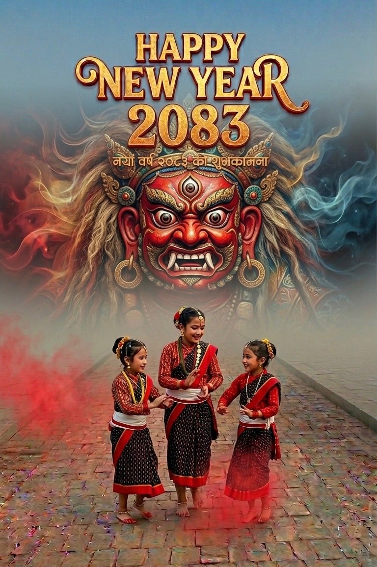 नयाँ वर्ष २०८३ को सम्पूर्णमा शुभकामना। 💐💐💐💐