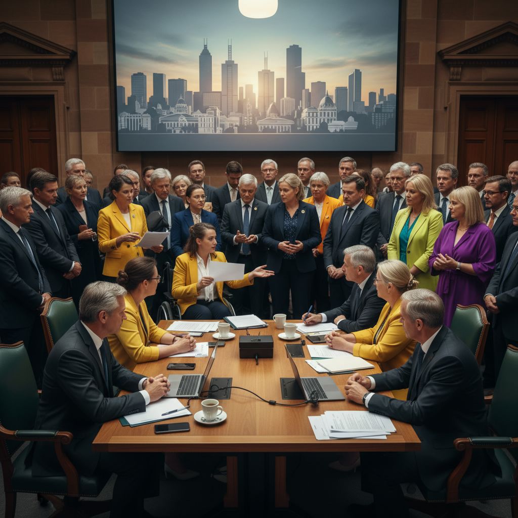 CorestackTech's tweet image. The Labor Party is quietly discussing potential #NDIS cuts in Australia ahead of the budget. What could this mean for disability support? Read more: [Article](news.google.com/rss/articles/C…) #Labor #Budget2023