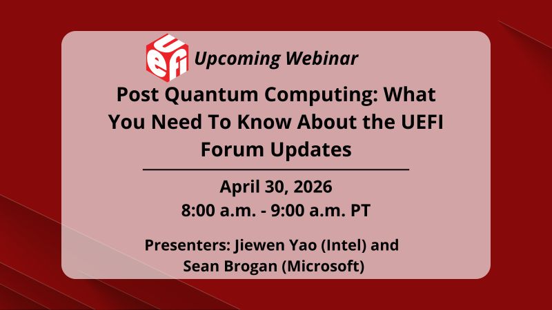 UEFI Forum tweet media
