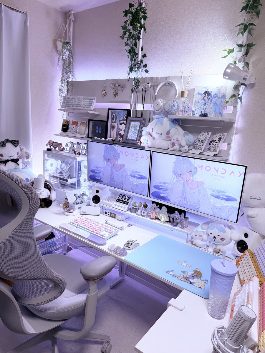 3_hyokkori's tweet image. 今日も暖かいですね🍊
おはようございます☀
#desksetup #pixio