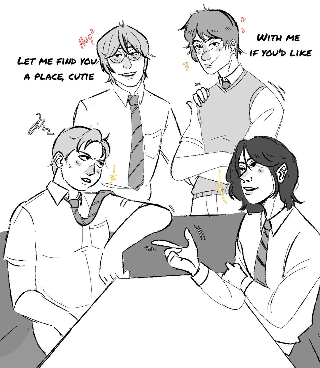 cocodrilosad's tweet image. "As long as I have a face, you'll have a place to sit." — Sirius Black, probably.

#Snirius #Jeverus #SeverusSnape