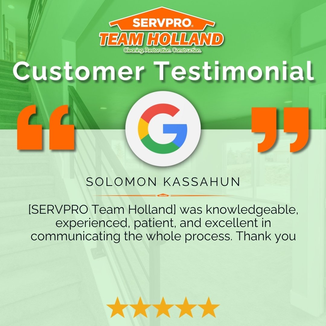 SERVPROofHoCo's tweet image. ⭐⭐⭐⭐⭐ #CustomerAppreciation #ThankYou #Thankful #Thanks #FiveStar #5Star #Review #CustomerReview #CustomerSatisfaction #CustomerExperience #CustomerFeedback #Cleaning #Restoration #Construction #DisasterRecovery #Remodeling #Home #House #HomeImprovement #Fire #Water #Flood