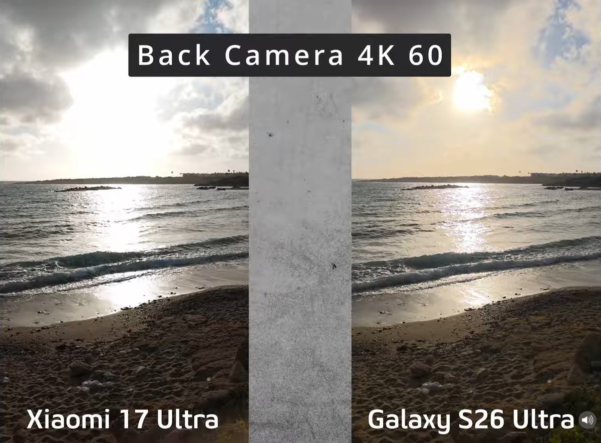 ISAQUES81's tweet image. Xiaomi 17 Ultra vs Galaxy S26 Ultra - 4k60 Main Camera

Credits: @VST001