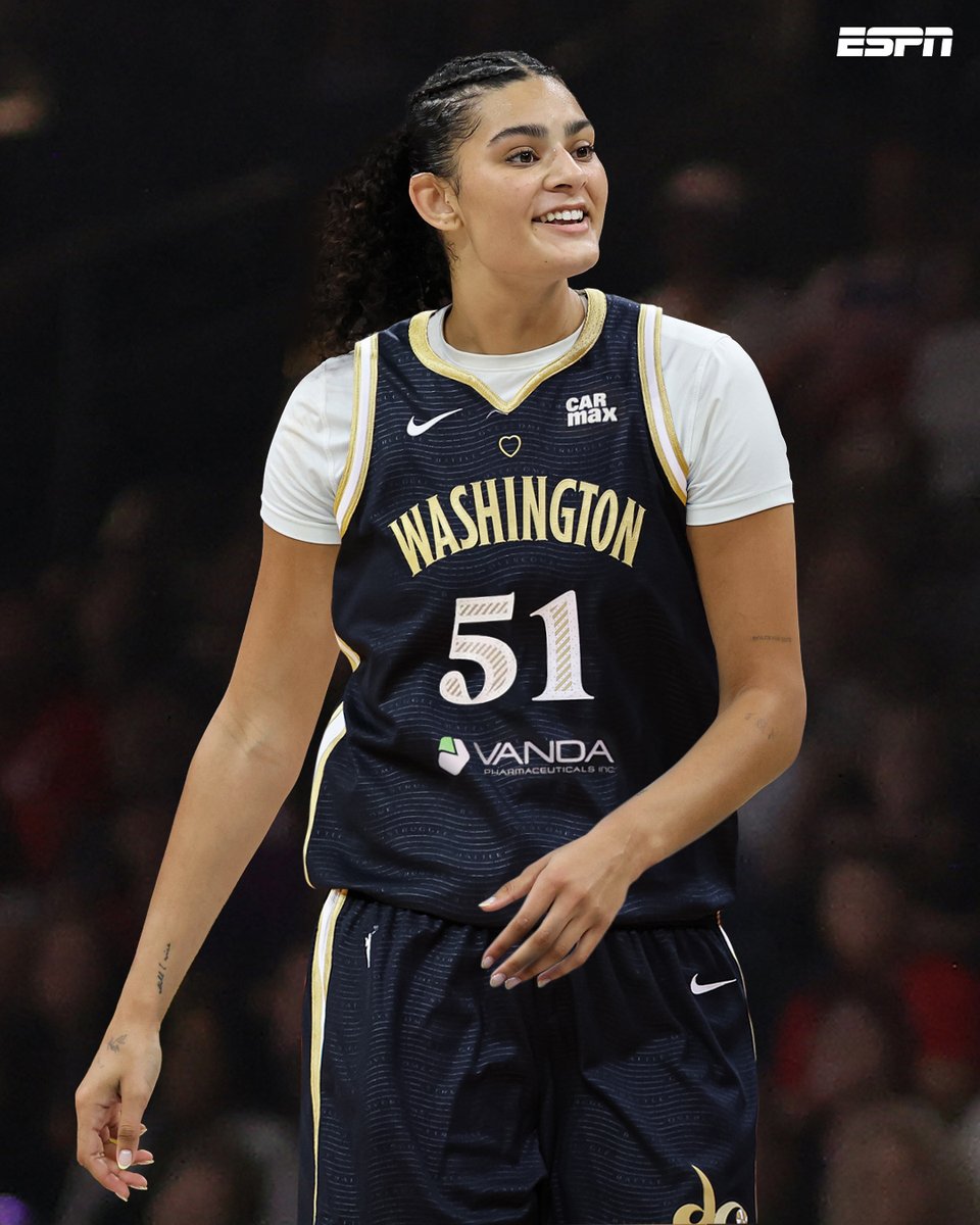 From LA to DC 🤩 

With the No. 4 pick in the WNBA draft, the Washington Mystics select Lauren Betts 🙌