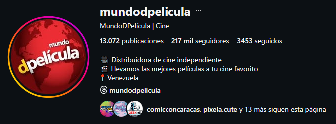 COMO HACER POSIBLE LA PELI DEDIGITAL CIRCUS A VENEZUELA🇻🇪

Cines Unidos dijo que ninguna de las distribuidoras  a confirmado la salida de la pelicula aun, asi que aqui tienen el instagram de una distribuidora de peliculas de aqui de venezuela !

#TADCenVenezuela