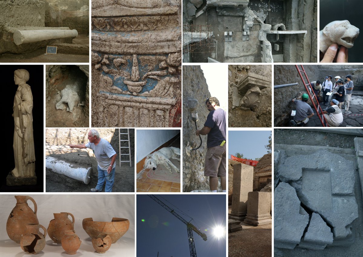 StarzaReginasnc【イタリア：ソンマ・ヴェスヴィアーナでローマ時代の遺跡を発掘するヒト】 tweet media