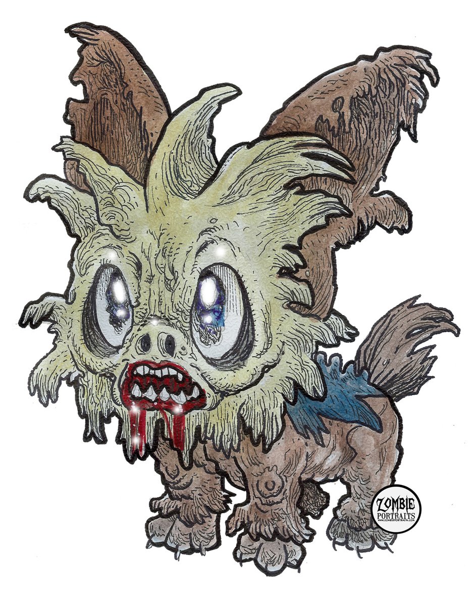 ZombiePortraits's tweet photo. SHOULD have the entire SECOND GEN POKEMON ZOMBIFIED THIS YEAR...In fact SOON!! (And mostly finishing it up AT conventions!!) #pokemon #pokemongo #zombie #zombies #zombieart #zombieartist #zombiepokemon #pokemonzombies #anime https://t.co/88k98lCGTm
