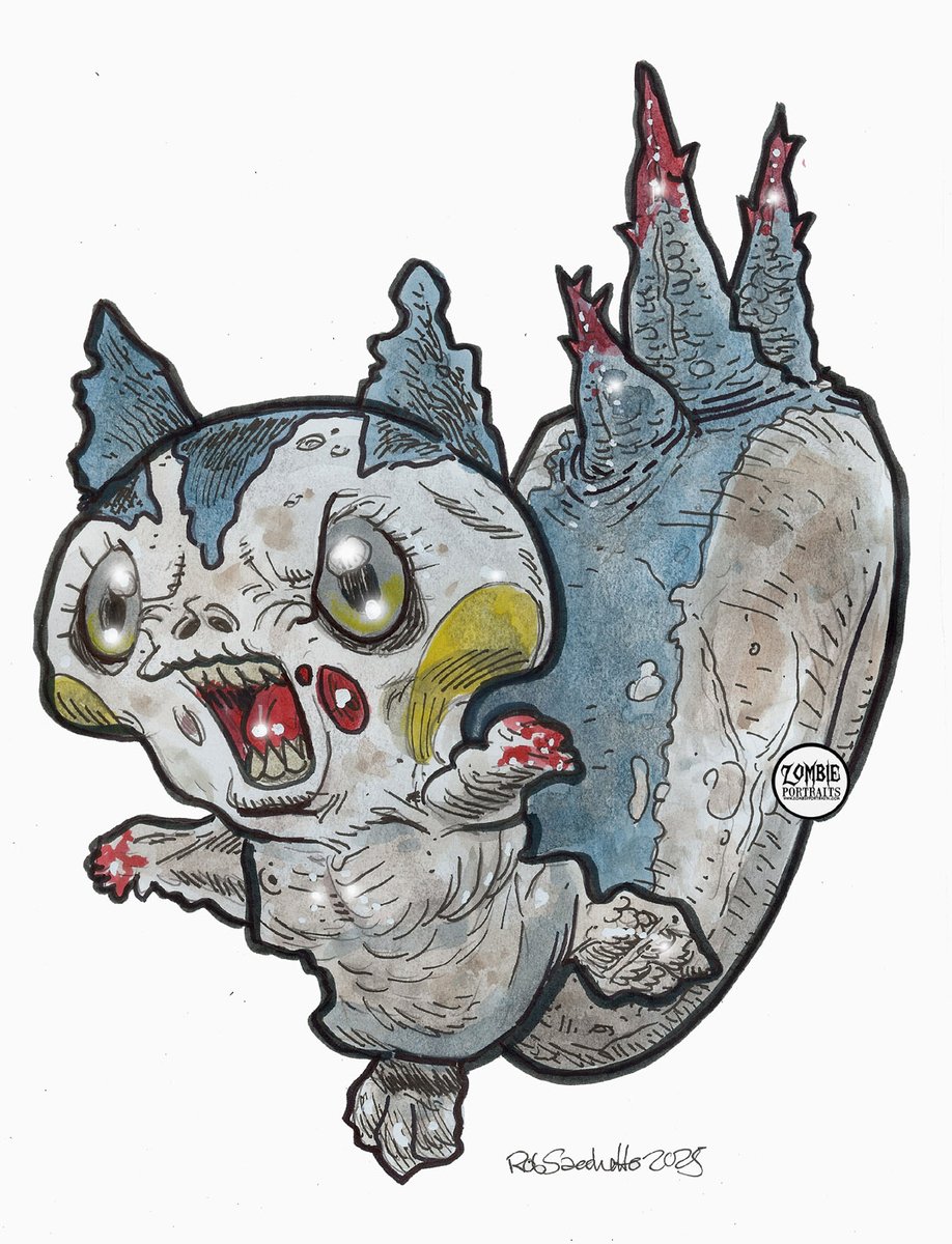 ZombiePortraits's tweet photo. SHOULD have the entire SECOND GEN POKEMON ZOMBIFIED THIS YEAR...In fact SOON!! (And mostly finishing it up AT conventions!!) #pokemon #pokemongo #zombie #zombies #zombieart #zombieartist #zombiepokemon #pokemonzombies #anime https://t.co/88k98lCGTm