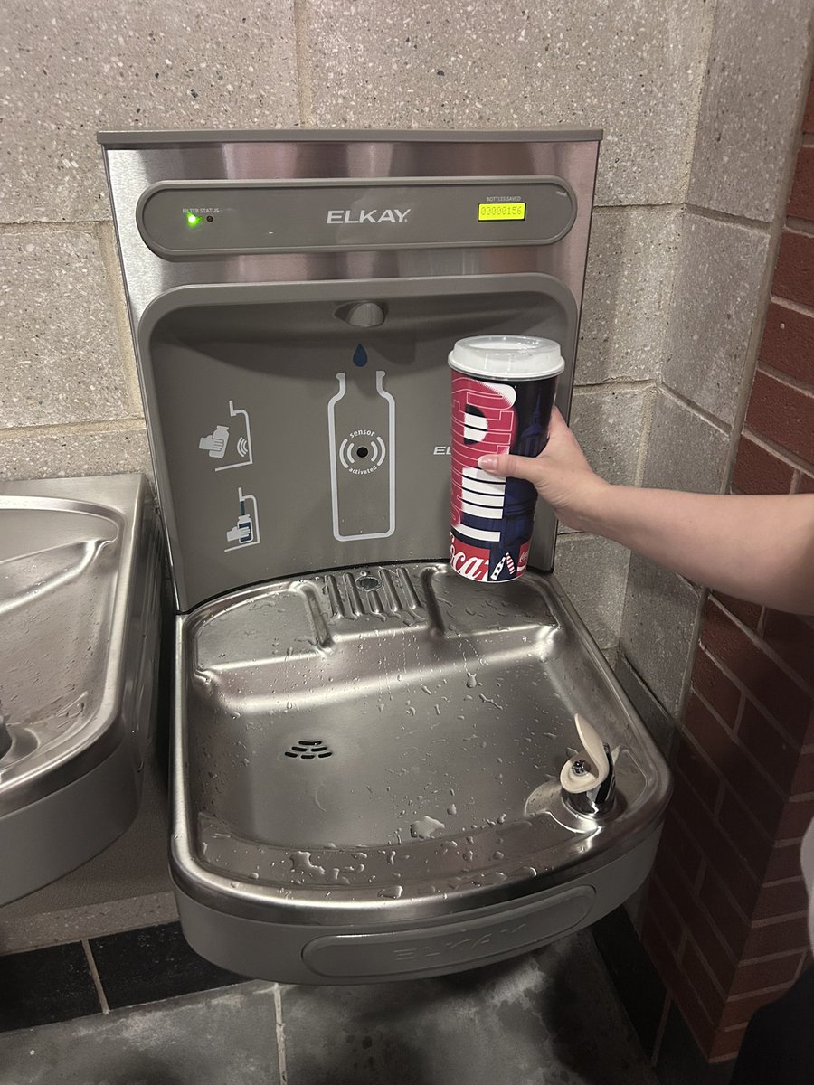 TheGolaStandard's tweet photo. I am the 156 hydration recipient at the brand new Elkay ezH2O® Bottle Filling Station Surface Mount Filtered Non-Refrigerated Stainless Model LZWSSM that the Phillies installed at Citizens Bank Park @PhilliesCBP https://t.co/ZpD6AD6MEu