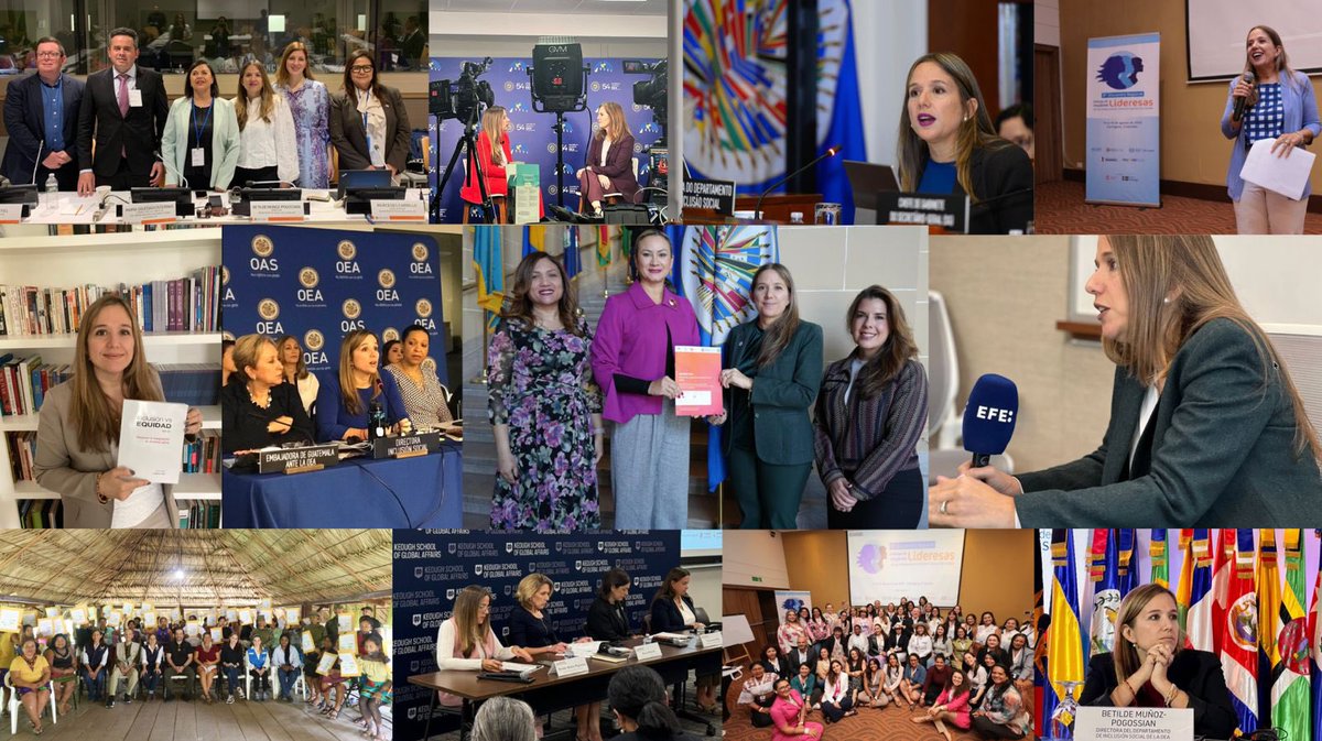 BeticaMunozPogo's tweet photo. Today I also close an extraordinary chapter as @DAR_OAS Director, I do so with immense gratitude. 

Over +10 years, DIS/DAR worked to advance inclusion, rights &amp; democracy across the Americas, strengthening the OAS’s ability to deliver concrete impact where it matters most. https://t.co/VkqLJEo6en