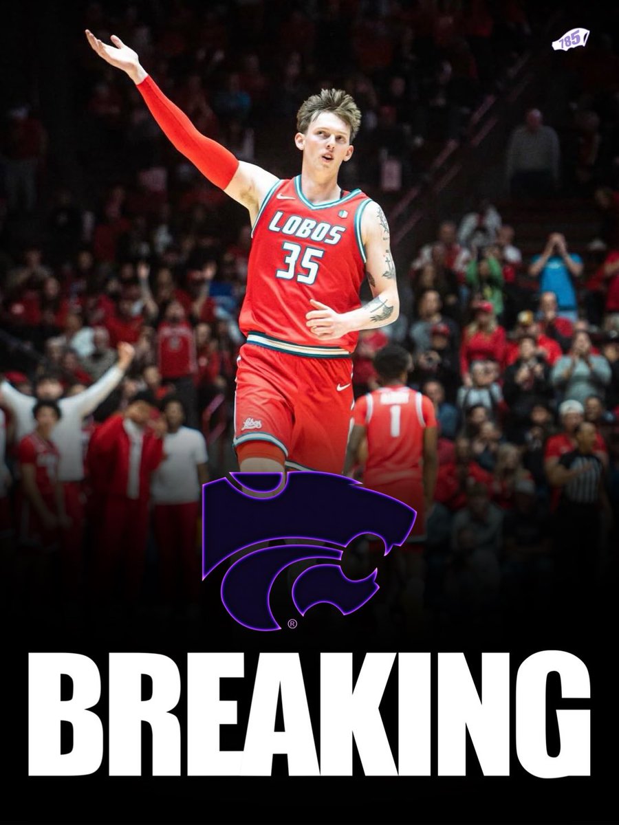 785SportsKSU's tweet image. K-State lands a commitment from 7’1 Center JT Rock😼

Rock played in all 37 games last season, averaging 6.2 points on 55% shooting. Cats find their Center