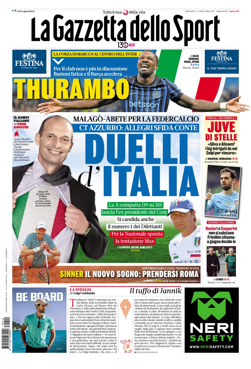 La Gazzetta dello Sport tweet media