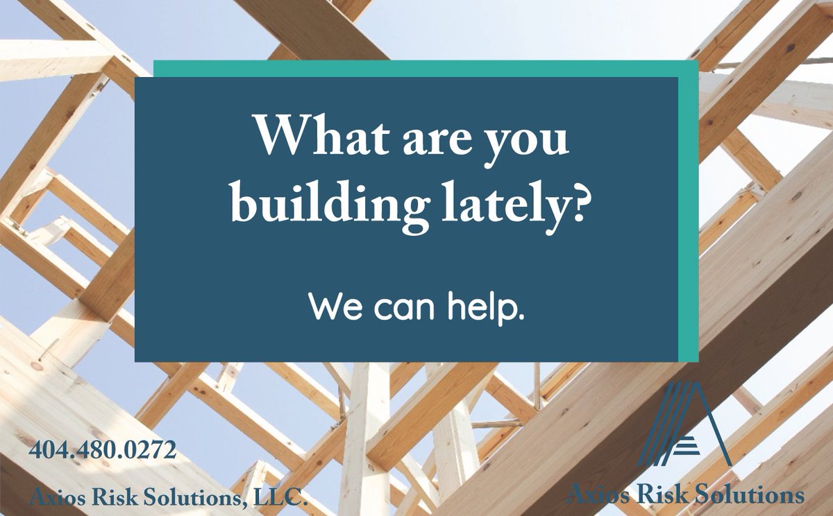 AxiosRisk's tweet image. From real estate investment to every trade on the job site, your work builds communities. We help protect it. Message us to get covered.
#InsureYourBuild #Contractors #RealEstate #Agents
