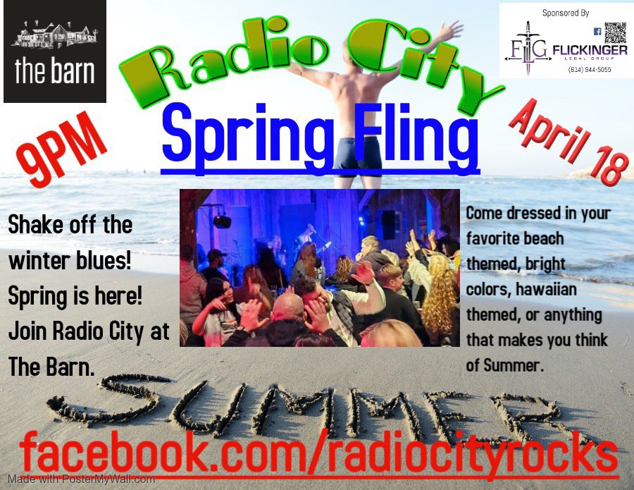 RadioCity_Rocks's tweet image. Party at The Barn. Join Radio City - Columbus, Ohio 4/18 at 9pm, never a cover charge, and ALWAYS a blast.  Be sure to share and invite your friends.  See you on the dance floor.

facebook.com/share/18eQKn8h…

 #danceparty #radiocityrocks #barnparty #MVP