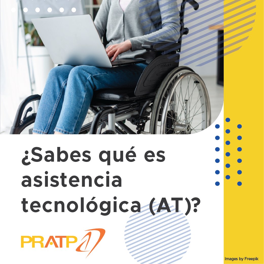 Asistencia Tecnológica (AT) es cualquier equipo o sistema que ayuda a una persona con impedimentos a vivir de forma más independiente. Desde bastones hasta software especializado. 

¡Descubre cómo la AT puede transformar vidas! 787-474-9999

#AsistenciaTecnológica #Inclusion