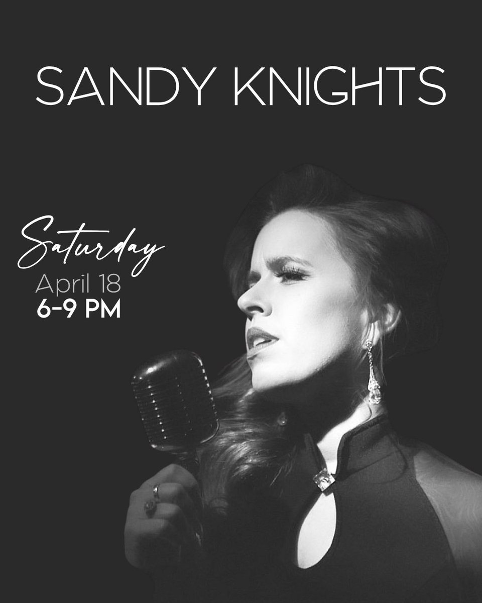 Order your favorite cocktails and settle in this Saturday evening with the “Sultry Songstress” Sandy Knights. A five-time Best of Las Vegas nominee, she delivers classic favorites and postmodern hits with just the right touch of sass and plenty of style.
