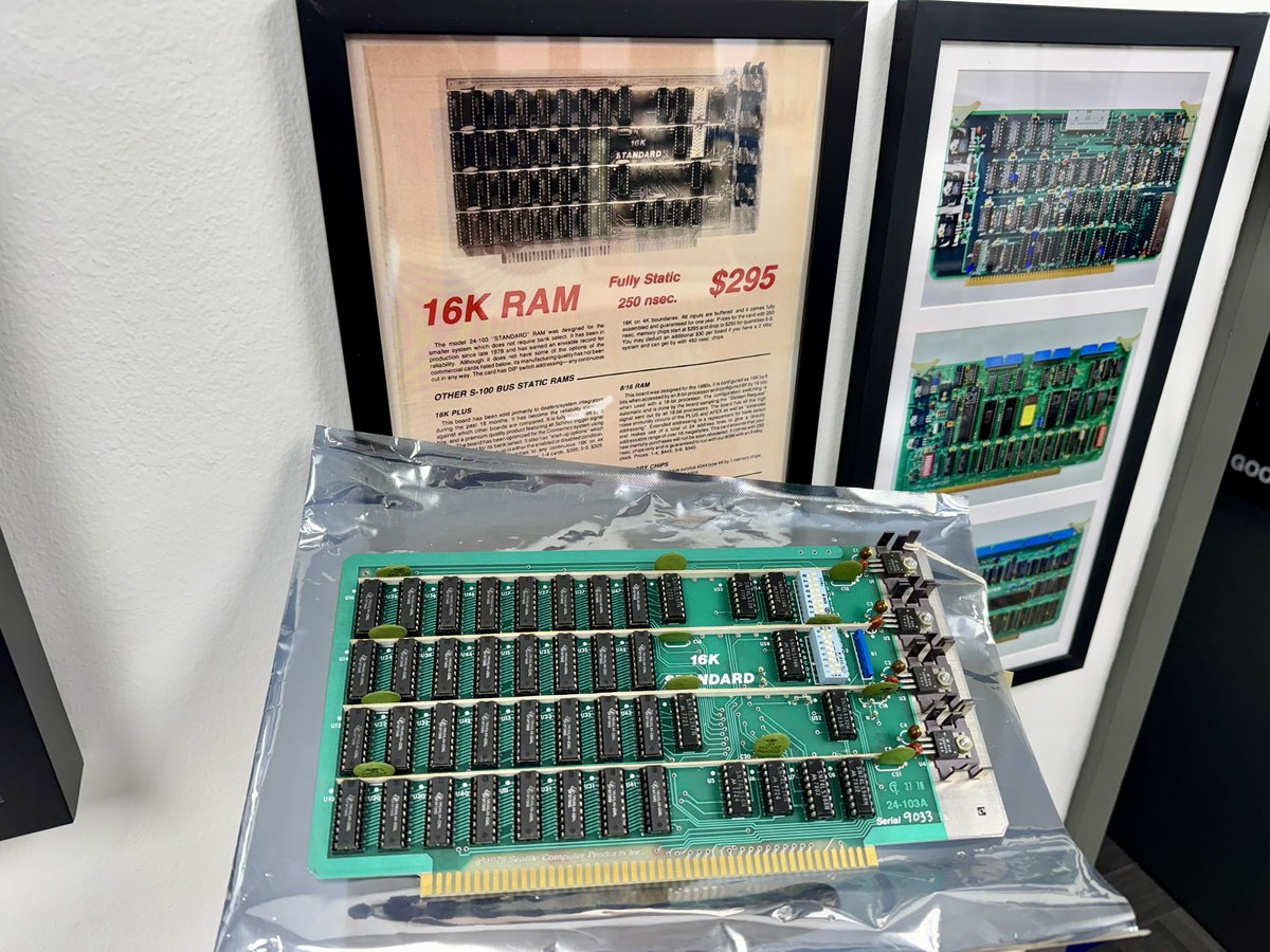 sdf_pubnix's tweet image. across the street decades ago Seattle Computer Products produced this 16K “standard” board from icm.museum #retrocomputing #vintagecomputing