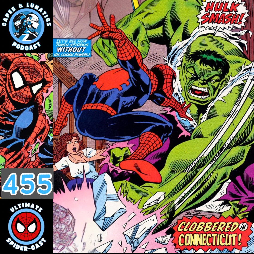 CapesLunatics's tweet photo. Capes &amp; Lunatics Podcast Episode 455

Phil, Lilith, Justin, and Rey review Web of Spider-Man 69 &amp; 70 featuring #SpiderMan’s battle with the #Hulk.

🍎 Apple Podcasts: https://t.co/dZJo1Ky6Vc

🎧 Spotify: https://t.co/9aY2B7RsA9

▶️ YouTube: https://t.co/zoqXAvCt5N https://t.co/mBBhjQbSIx