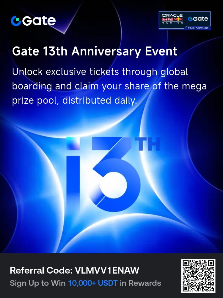 Gate 13th Anniversary is now live! Complete global boarding tasks to unlock exclusive tickets, join daily draws to win physical gold tickets, and enjoy daily rewards from the mega prize pool. app.csrqoa.com/activities/13t…