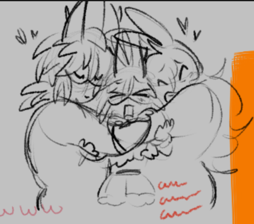 KaijuSlushx's tweet image. huntbunny kid magma doodles..sythia my silly sprout daughter awww (gumlee kid drawing by @/crayolascribblz) i need to draw her more often
-
-
-
#fionnaandcake #huntbunny #fankid #gumlee