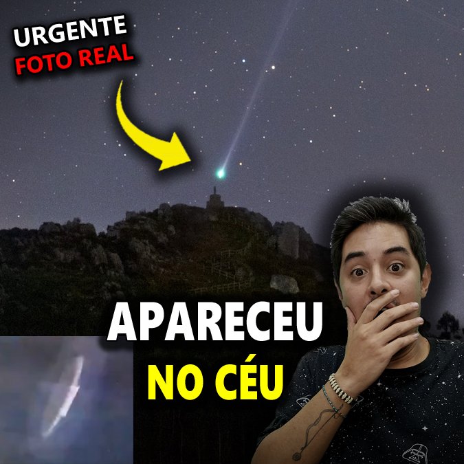 Gal_doMeteorito's tweet image. 🚨URGENTE: Apareceu no céu e dá pra ver do mundo todo! Veja como observar o cometa C/2025 R3 (PanSTARRS) + Vazamento de videos de OVNIs! O vídeo acaba de sair: youtu.be/JICKQxlJVAI

#cometa #céu #astronomia #ciencia #breaking