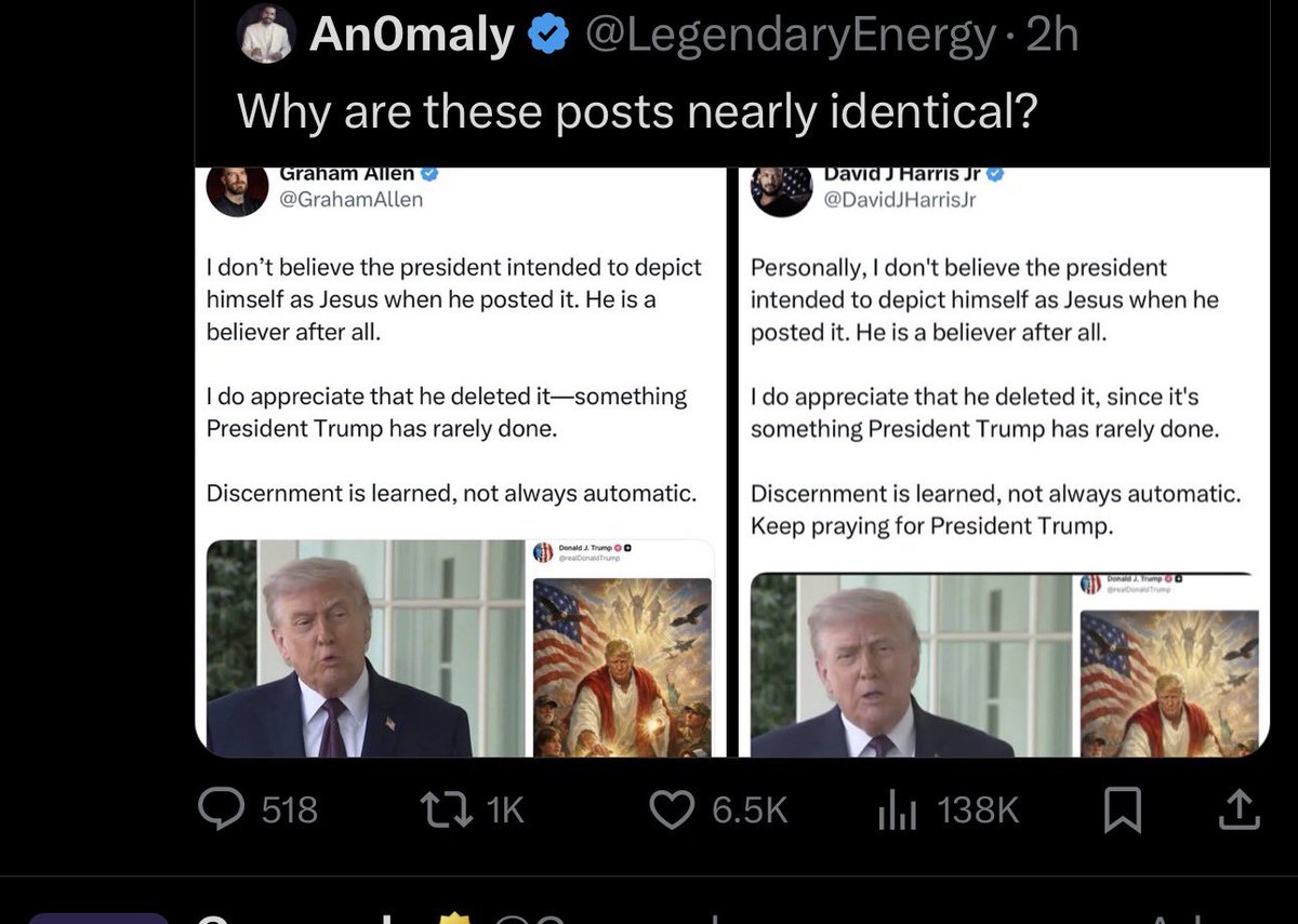 PatriotPLUS11's tweet image. Proof these two clowns are just ops with scripts. They don’t use their brain when posting but only what they’re told to say thus how can anyone take them seriously??? #grahamallen #davidharrisjr