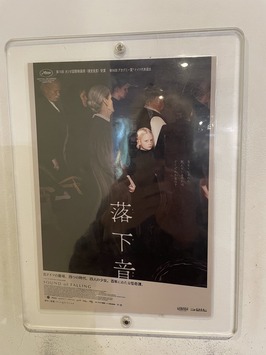 この間見た映画。アップリンク吉祥寺にて「落下音」マーシャ・シリンスキ監督。女子怖い。乱暴や。