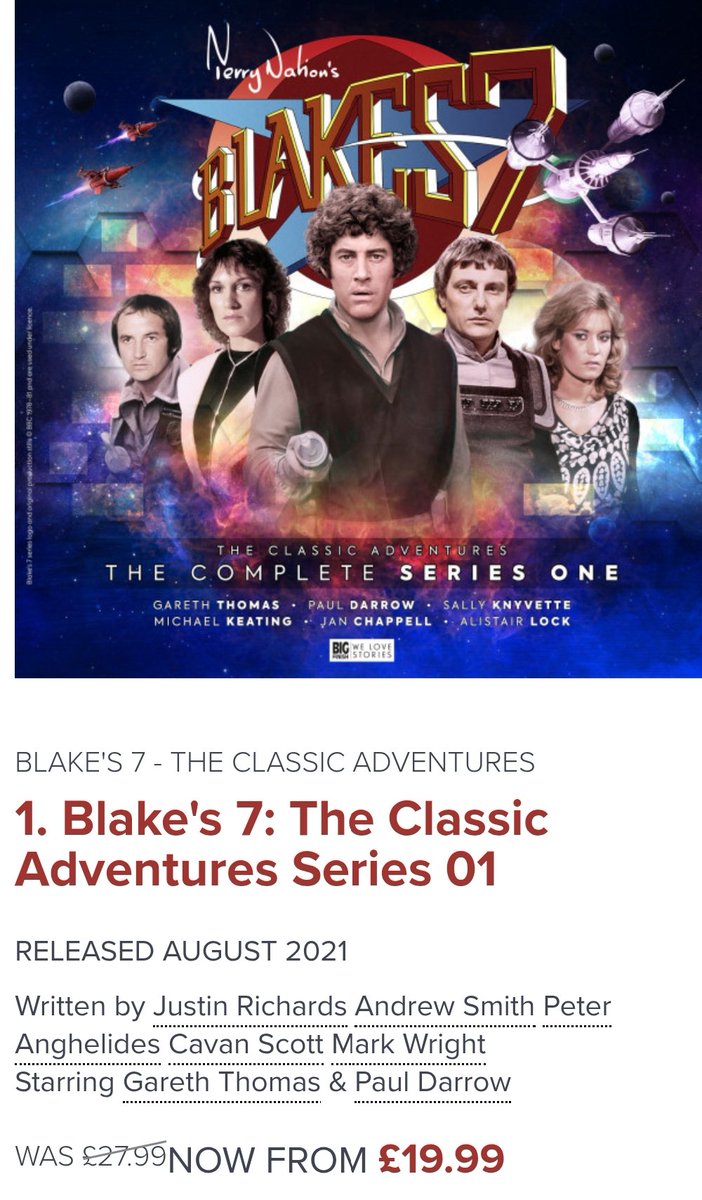 Horizon Blakes7 Club tweet media