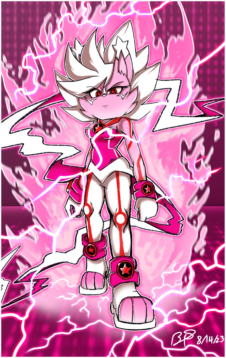 b1uewhirlwind's tweet photo. Pink art you say?
PINK HOLOLYNX I reply! 🤣
#Nicolethehololynx #Fanart #Overclocknicole #Superform https://t.co/qO36q43ffd