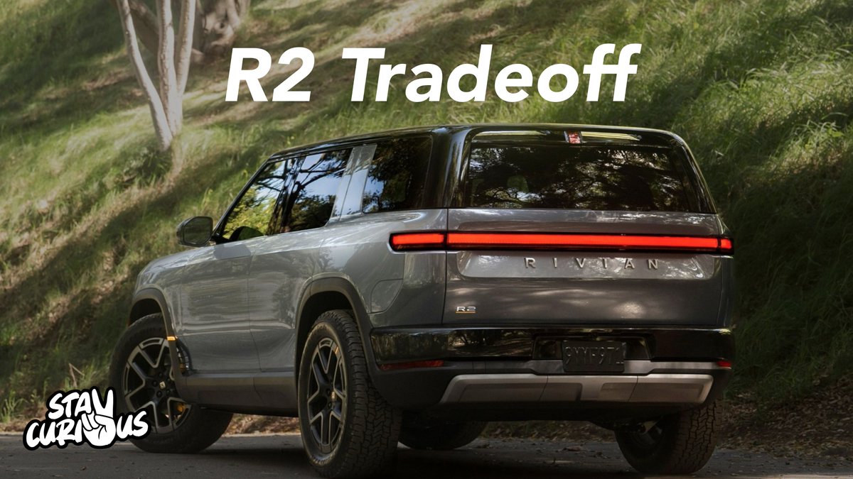 The <a href="/Rivian/">Rivian</a> R2 looks great. Here's the tradeoff.

🍿🎥: youtube.com/watch?v=2E8MkM…