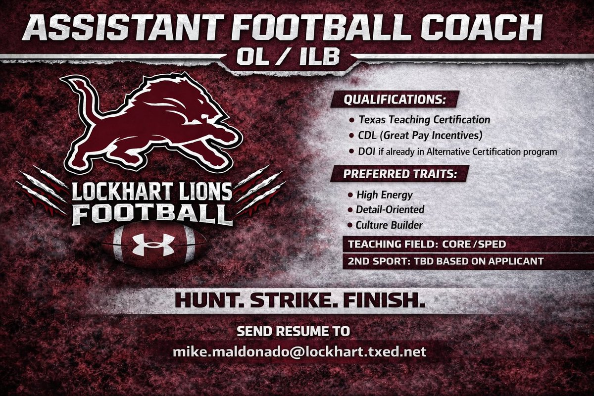 Lockhart Lion Football tweet media
